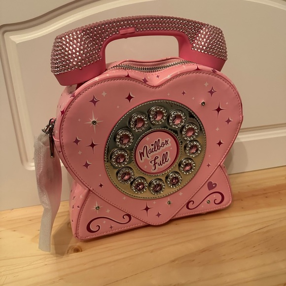 Sugar Thrillz / Dolls Kill SWEET RING GLITTER HANDBAG NWT - Picture 3 of 9